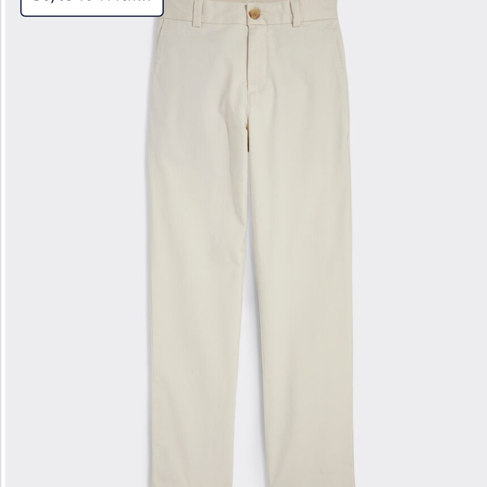 Vineyard Vines Boys' Breaker Pants Stone Color